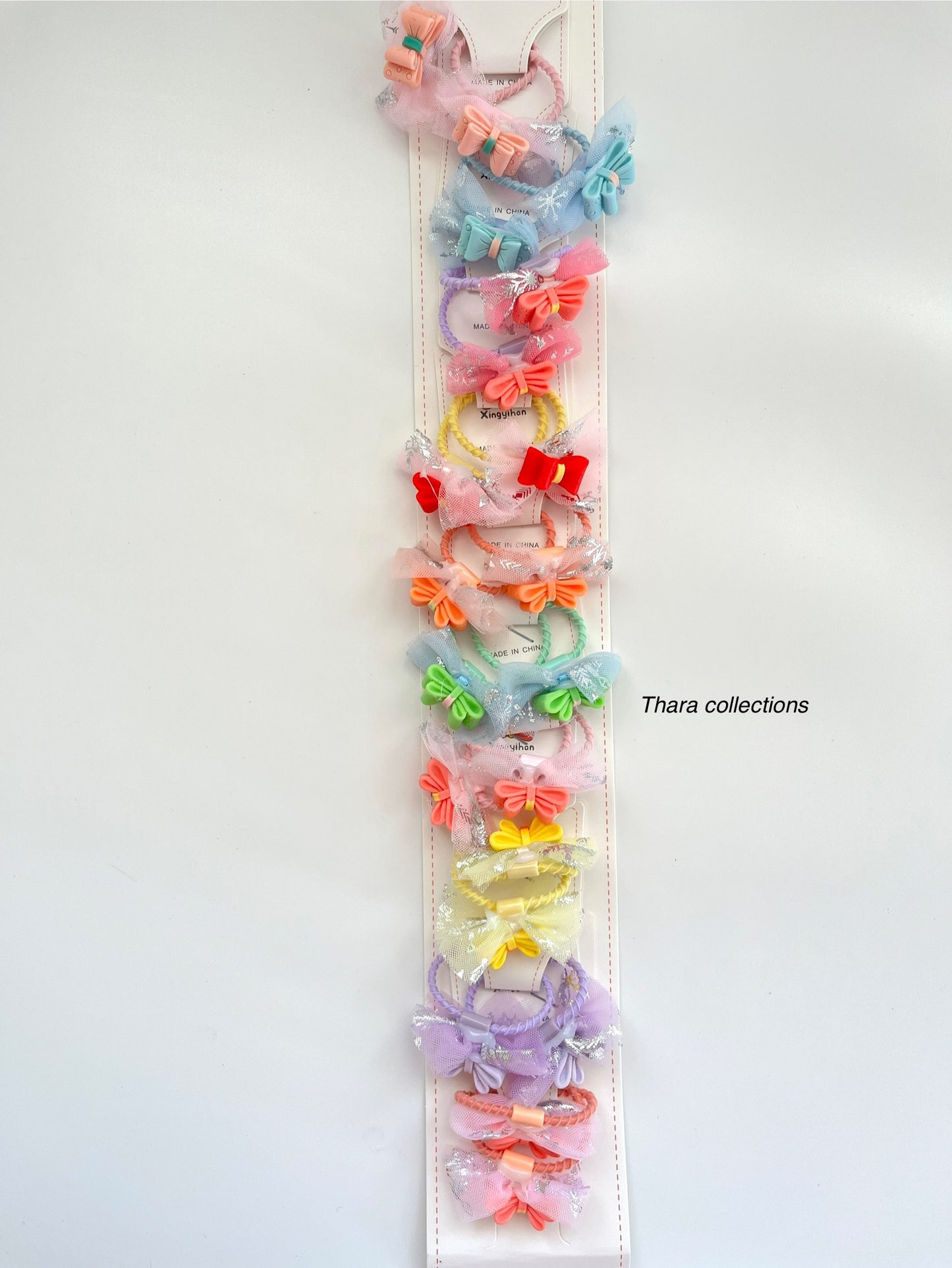 Bow & Tulle Hair Tie Set of 2