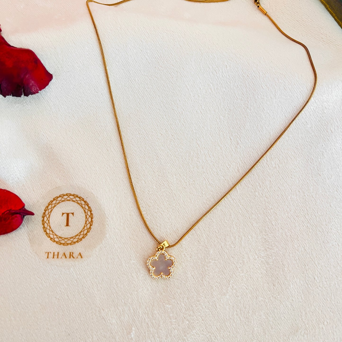 Clover / Heart Pendant Antitarnish Chain