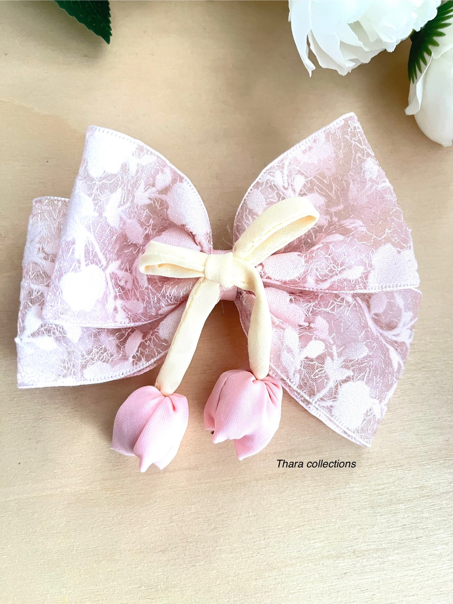 Tulip Hair Bow Clip - Mini