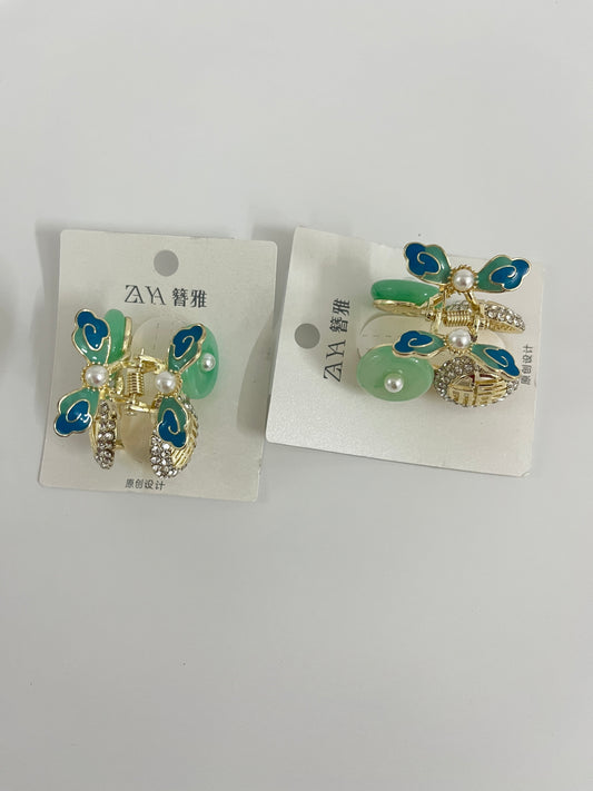 Butterfly Enamel Hair Claw Clip