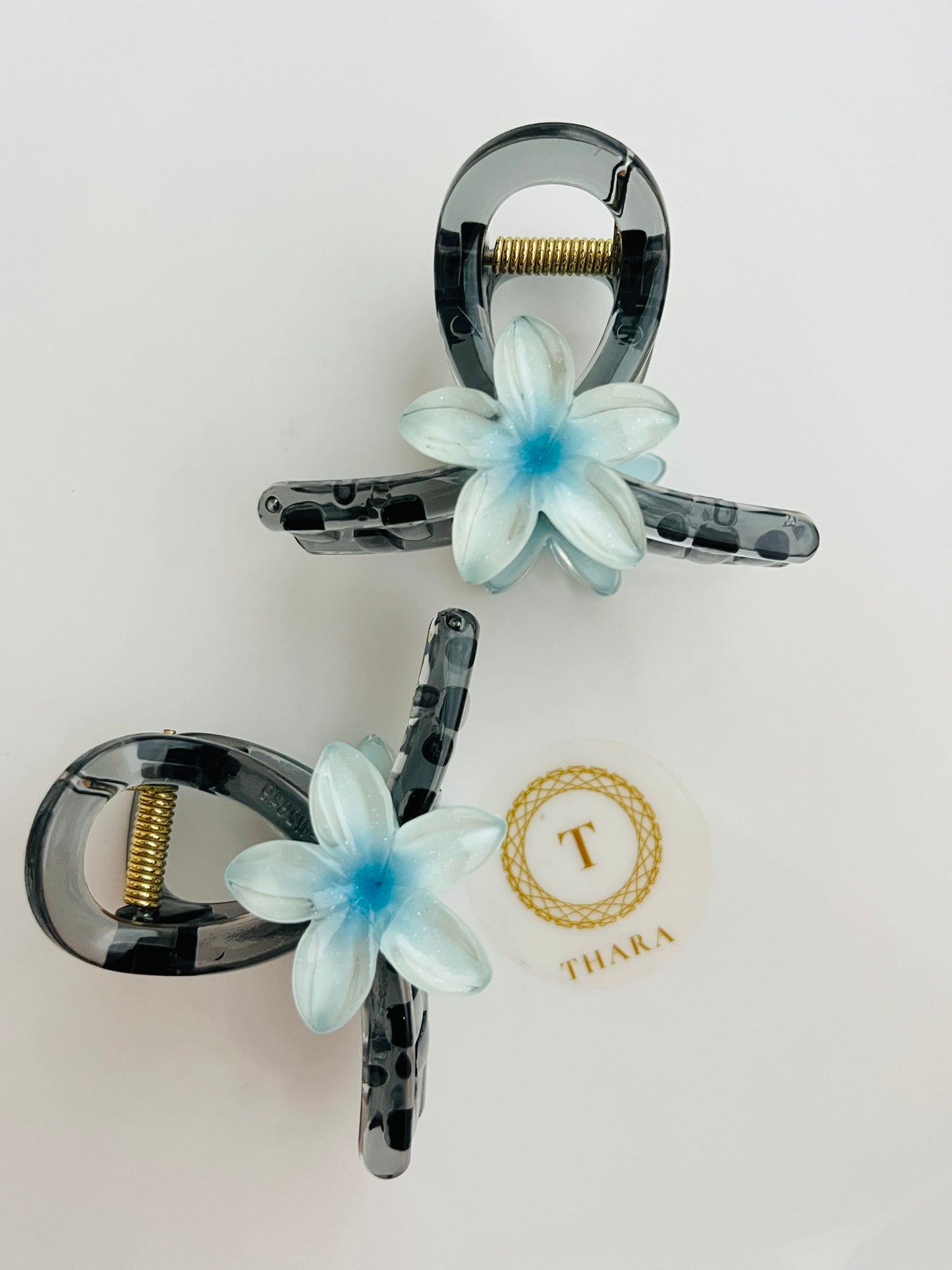 Floral Blossom Hair Claw Clips