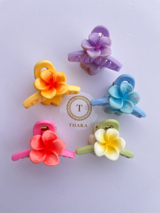 Mini Floral Claw Clip