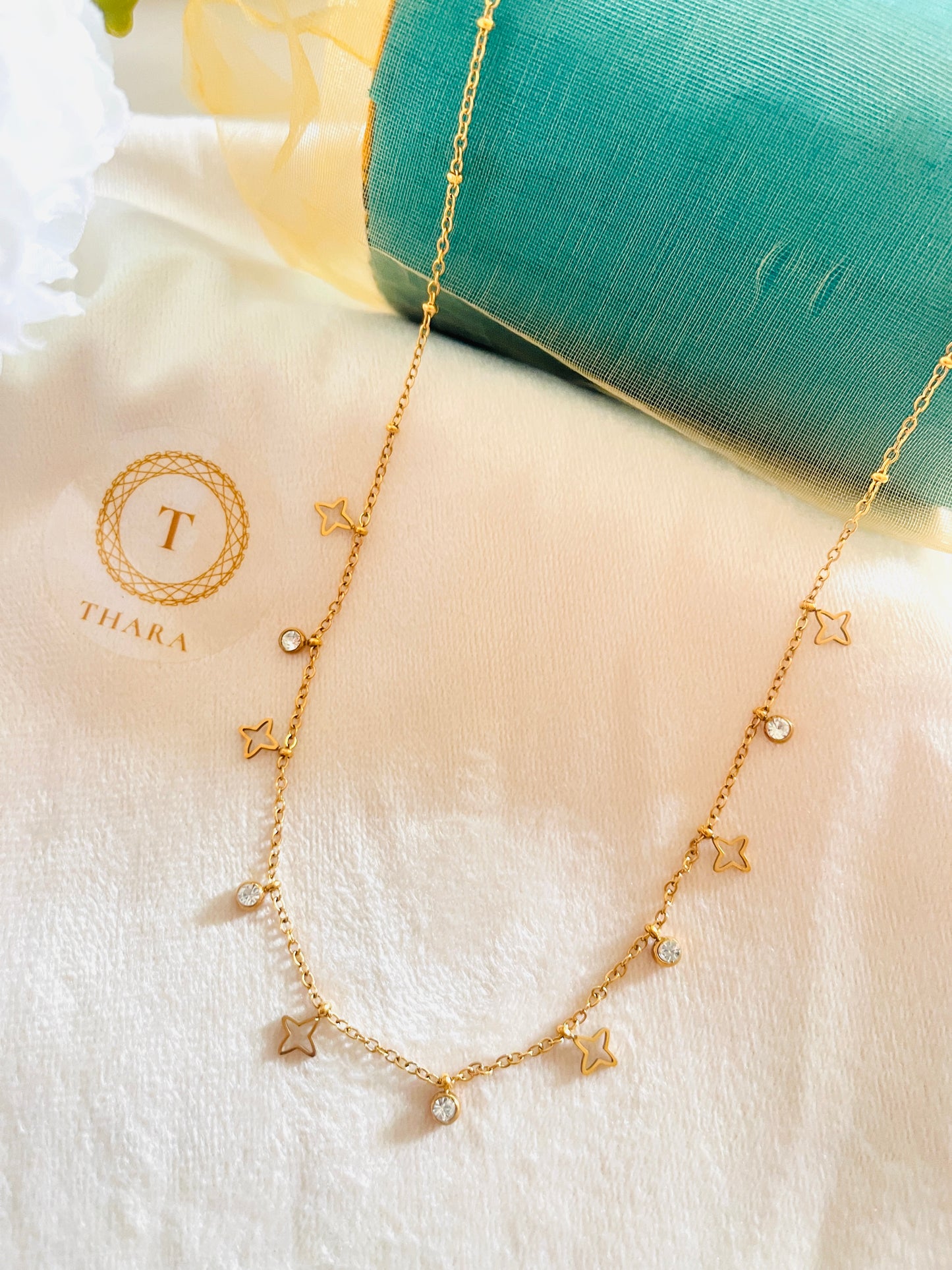 Antitarnish Star Charms Necklace