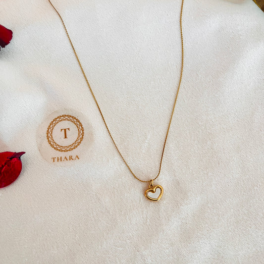 Minimal Heart Pendant chain