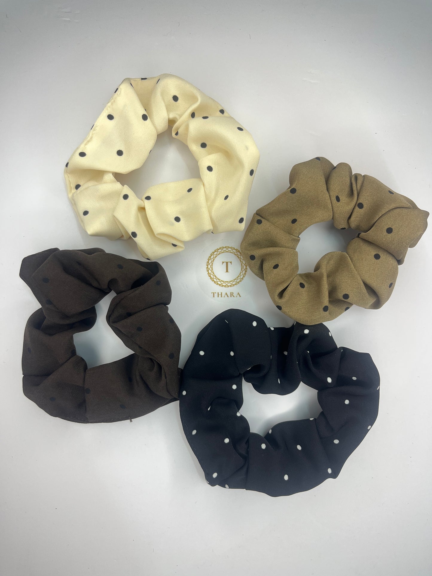 Pokla Dot Scrunchies