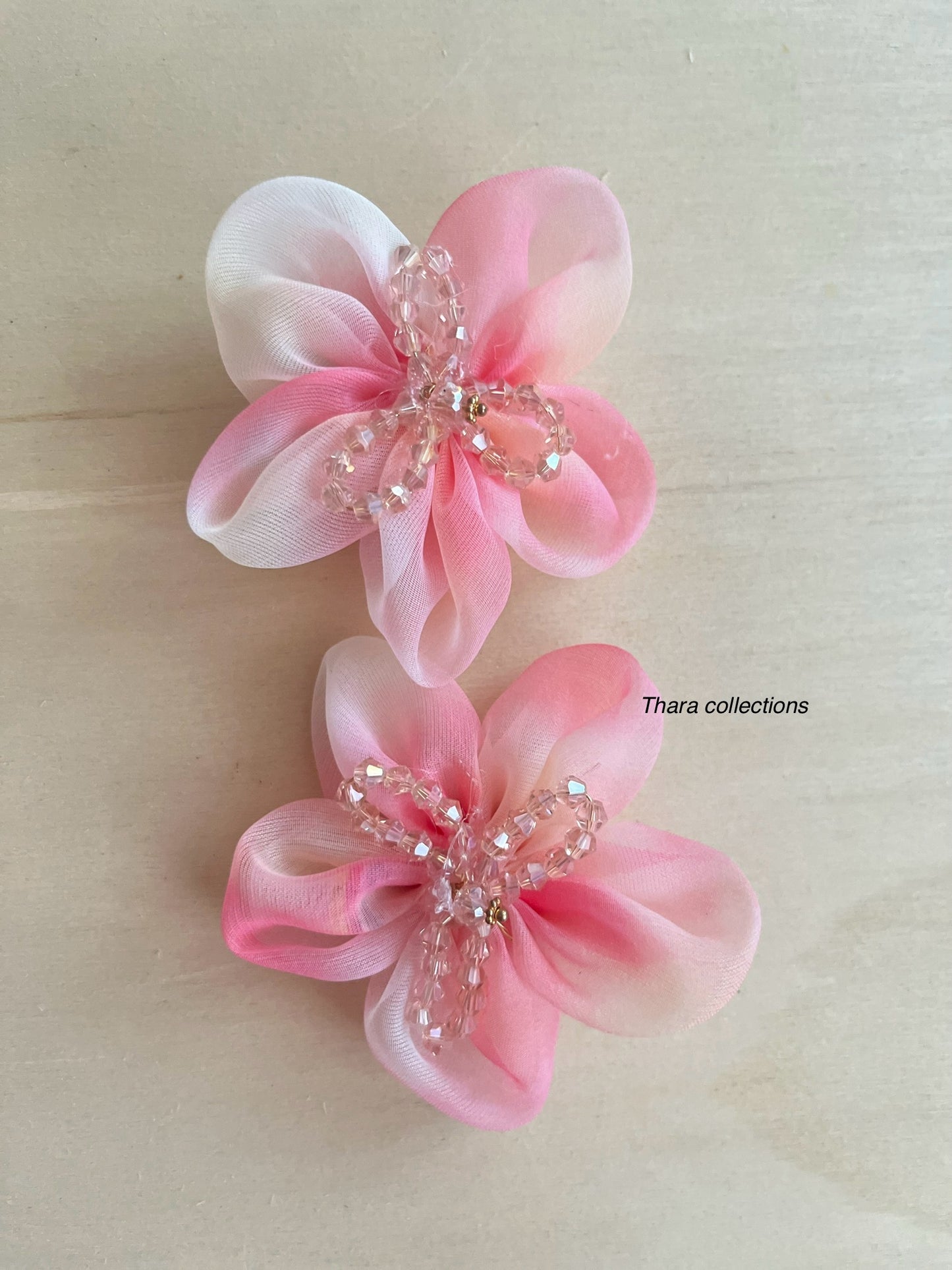 Elegant Sheer Flower Multi-Purpose Clip