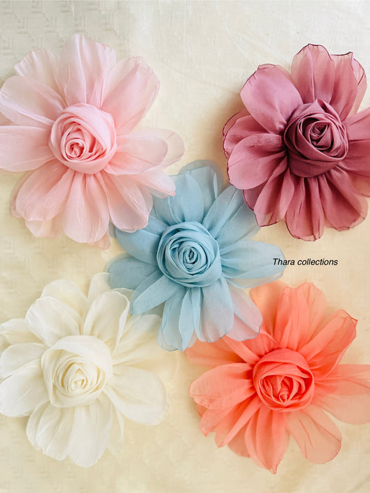Pastel Bloom Floral Hair Clip