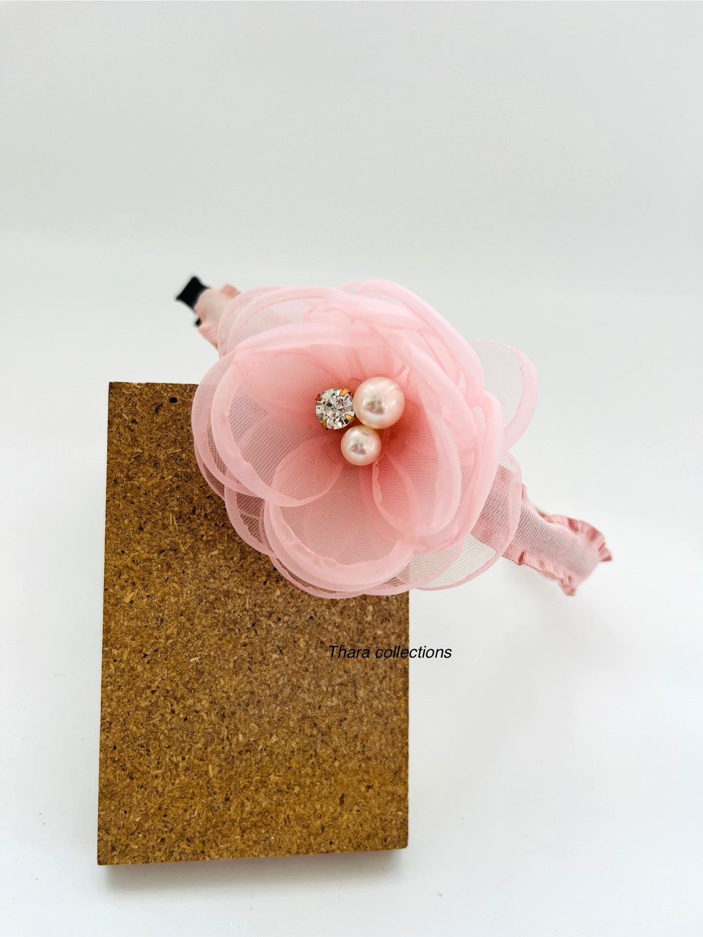 Delicate Floral Pearl Hairbands