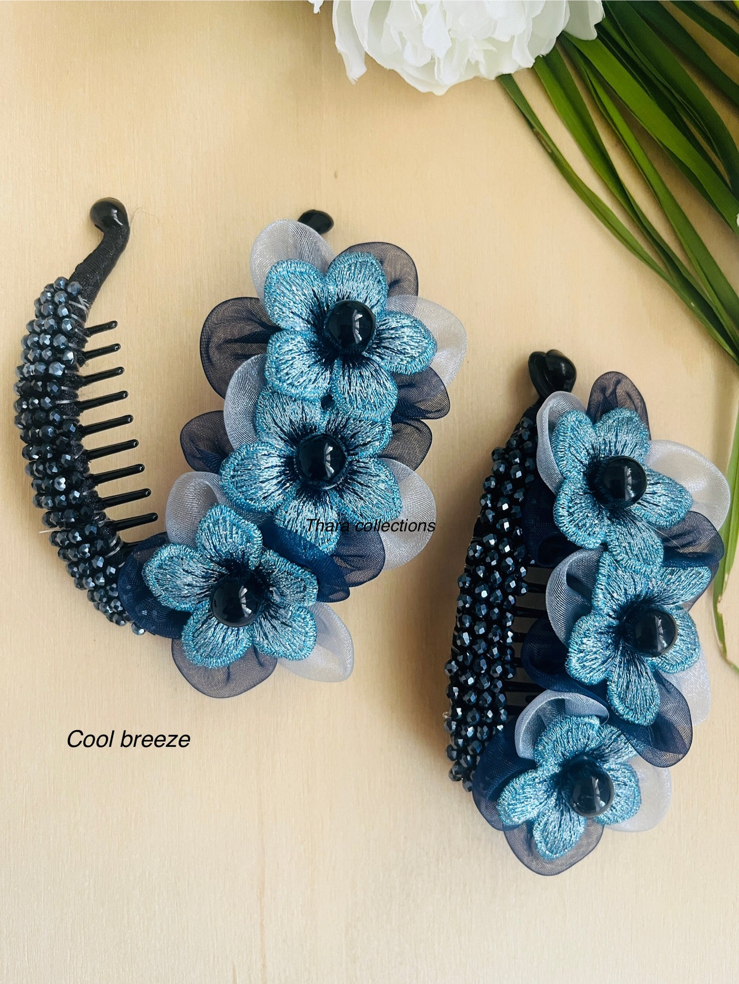 Floral Banana HairClip