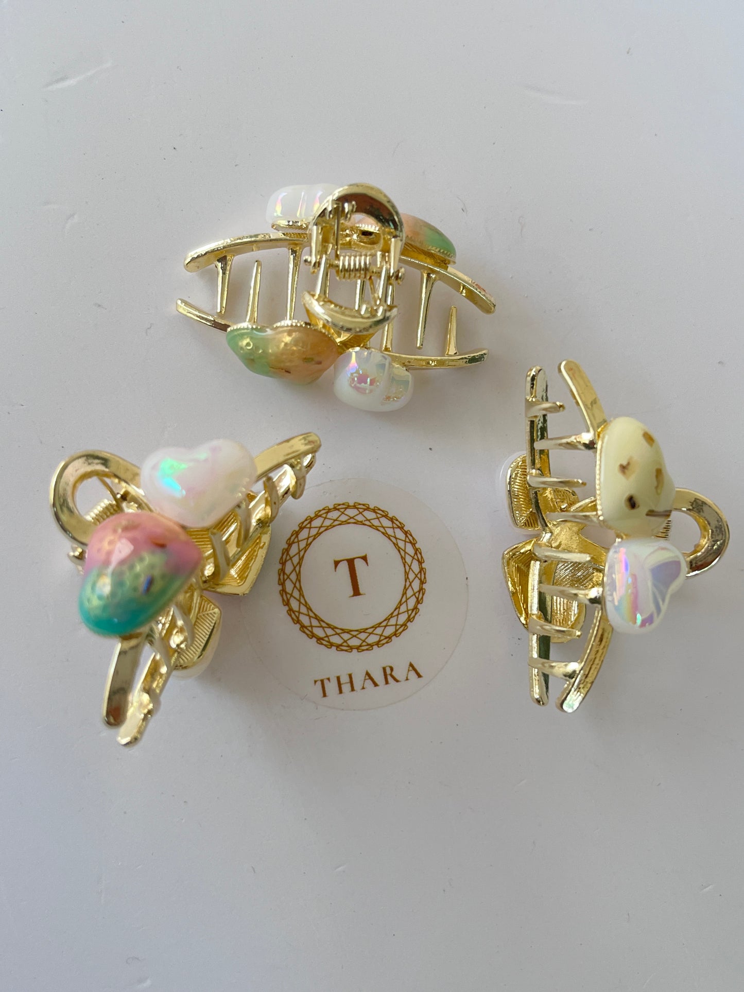 Zaya - Dual heart Design HairClaw
