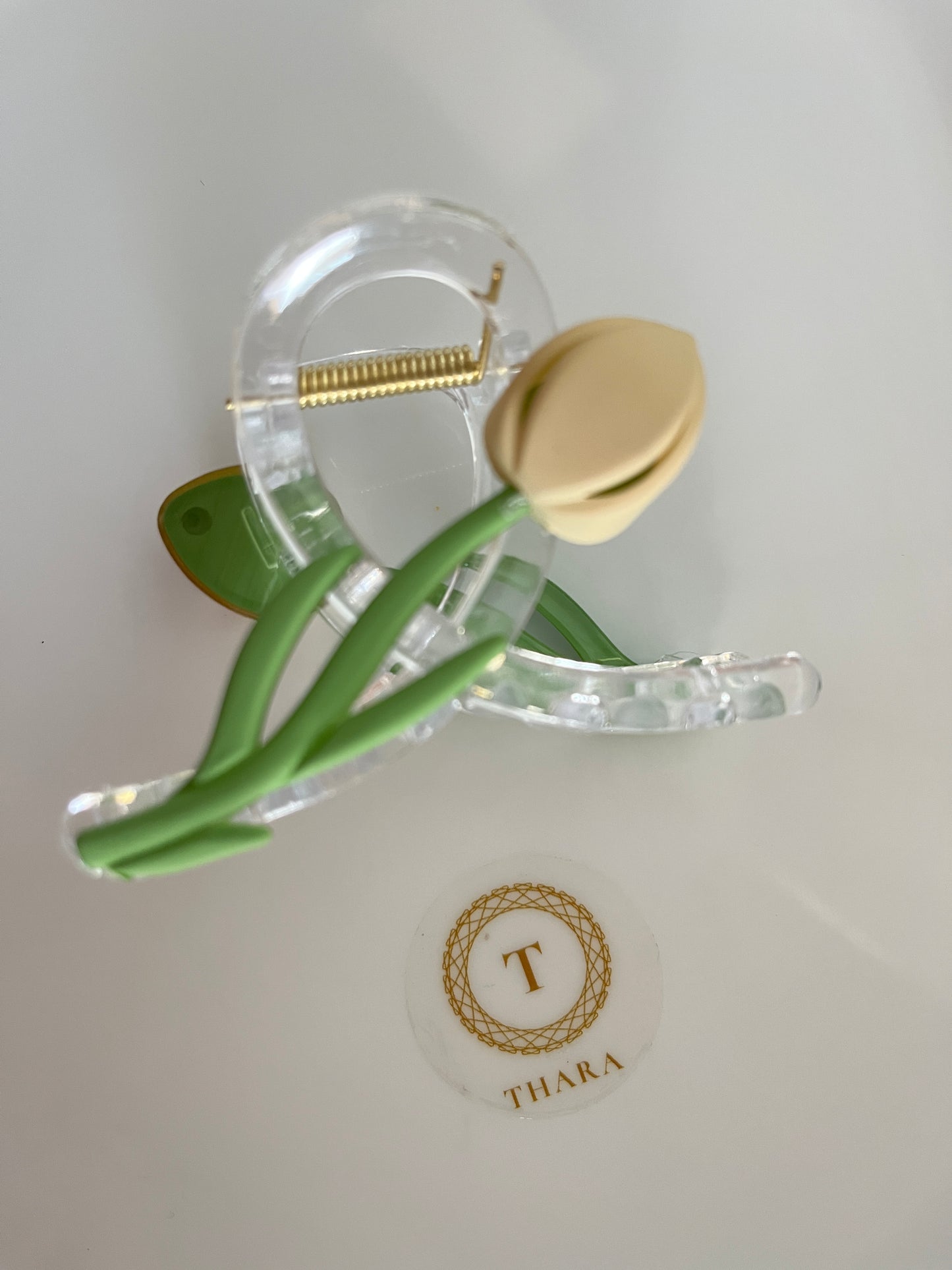 Lotus Bud Hair Claw Clip – Medium Size