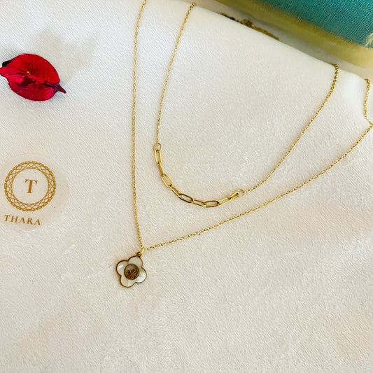 Kiyu Ziyu Clover Layered Chain - Exclusive Collection