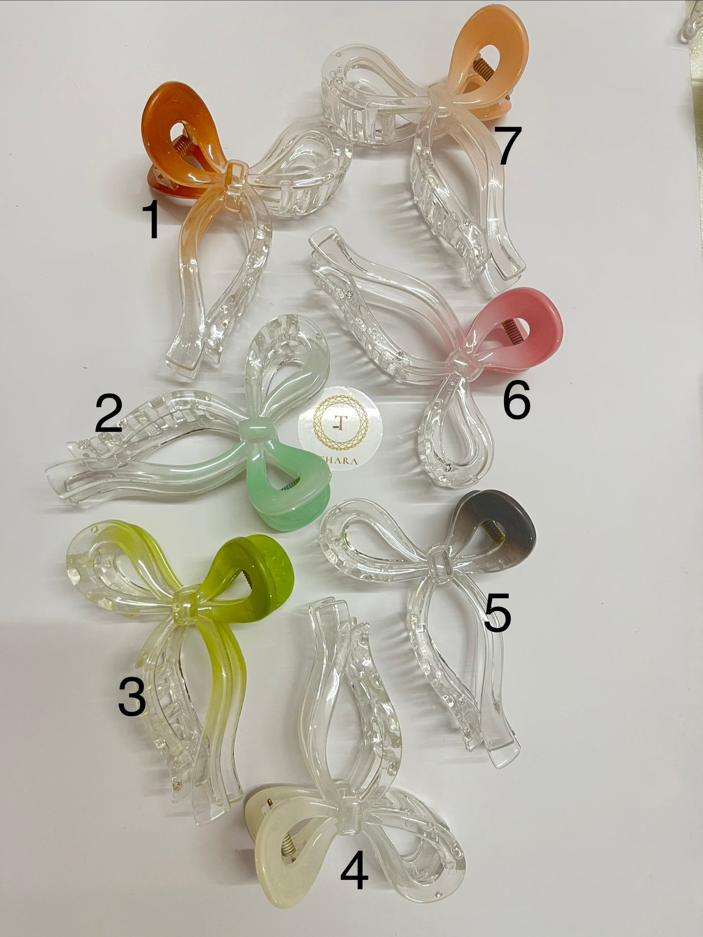 Classy Bow Hair Claw Clips