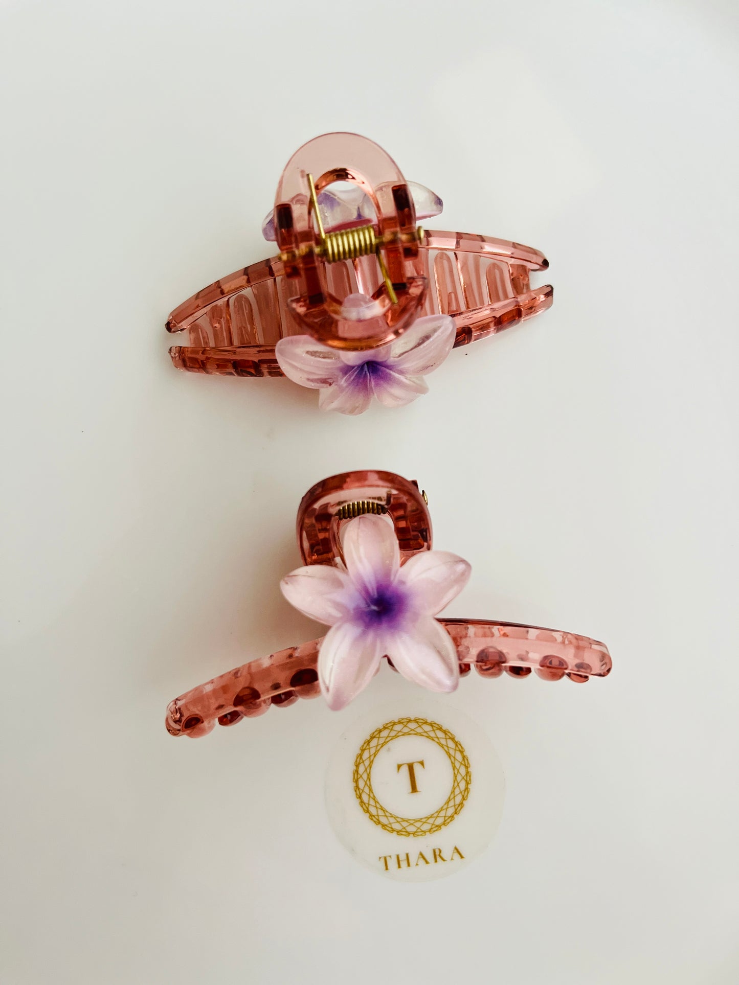 Mini Hawaiian Flower Hair Claw Clip – Medium Size