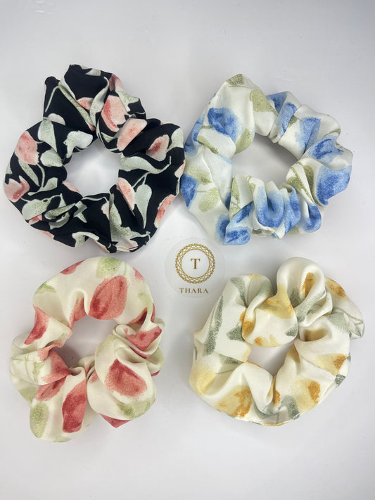 Regular Floral Scrunchies