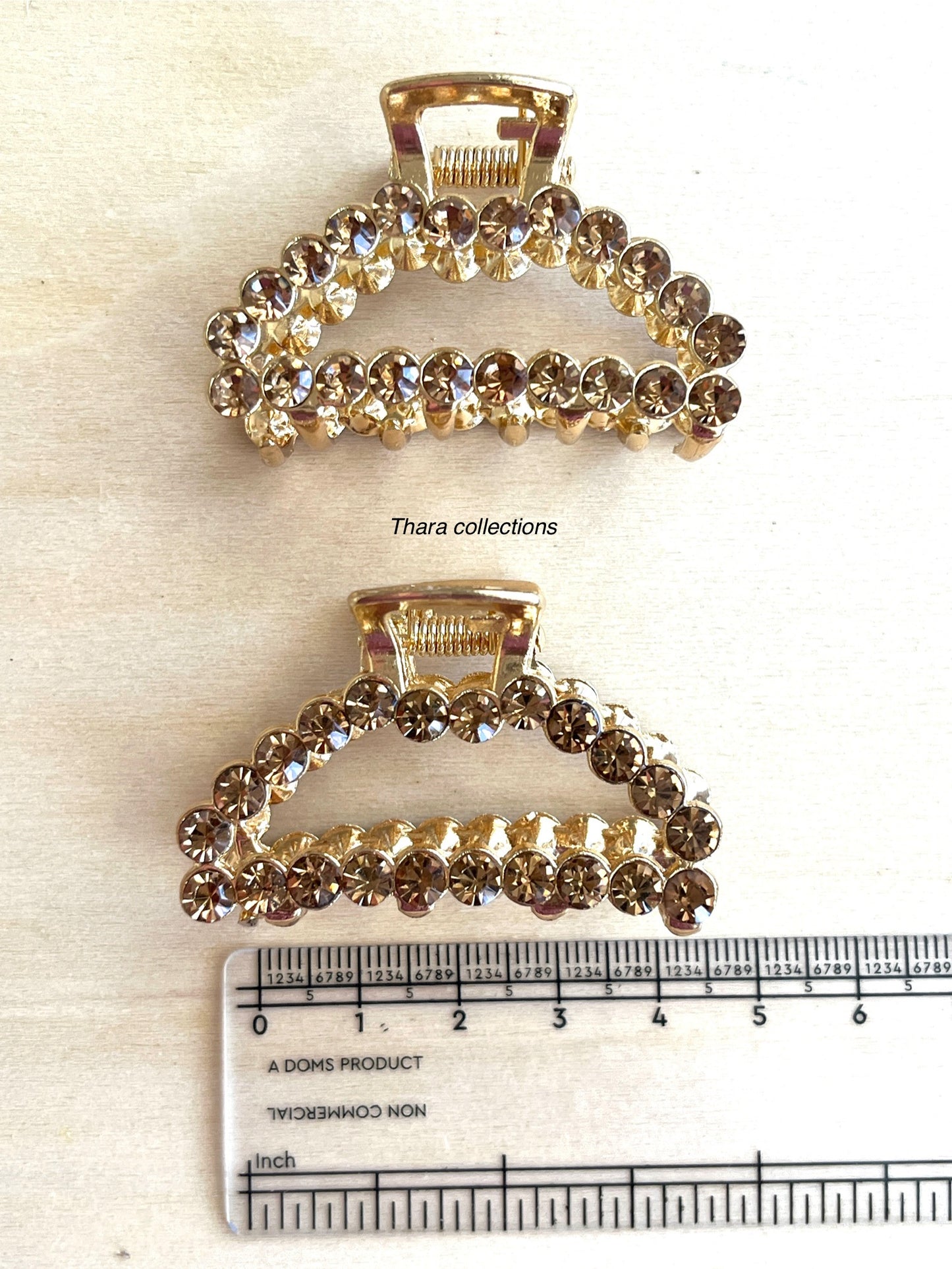 Crystal & Pearl Hair Claw Set – Chic & Versatile Designs