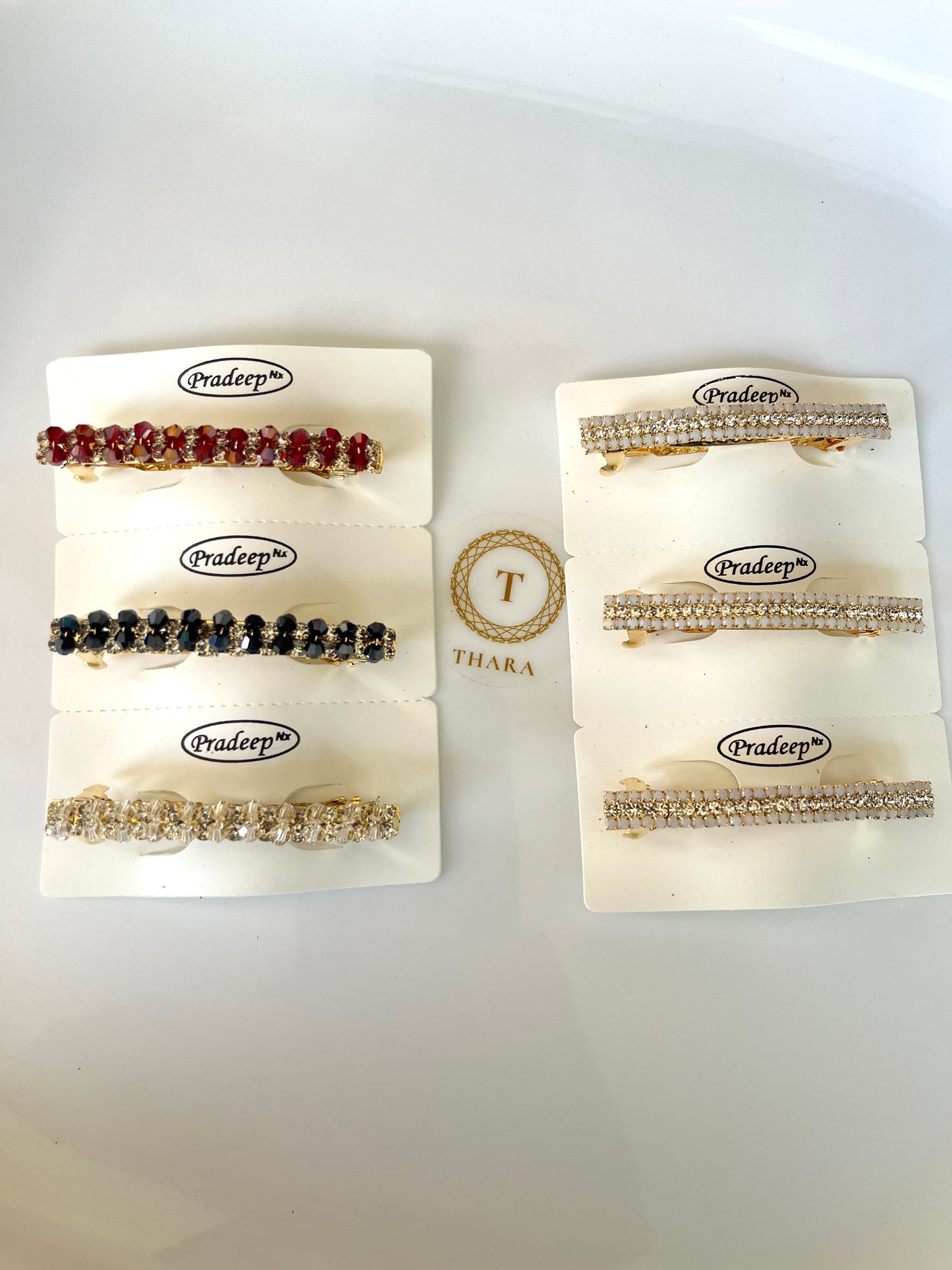 Sparkling Crystal Center Clip