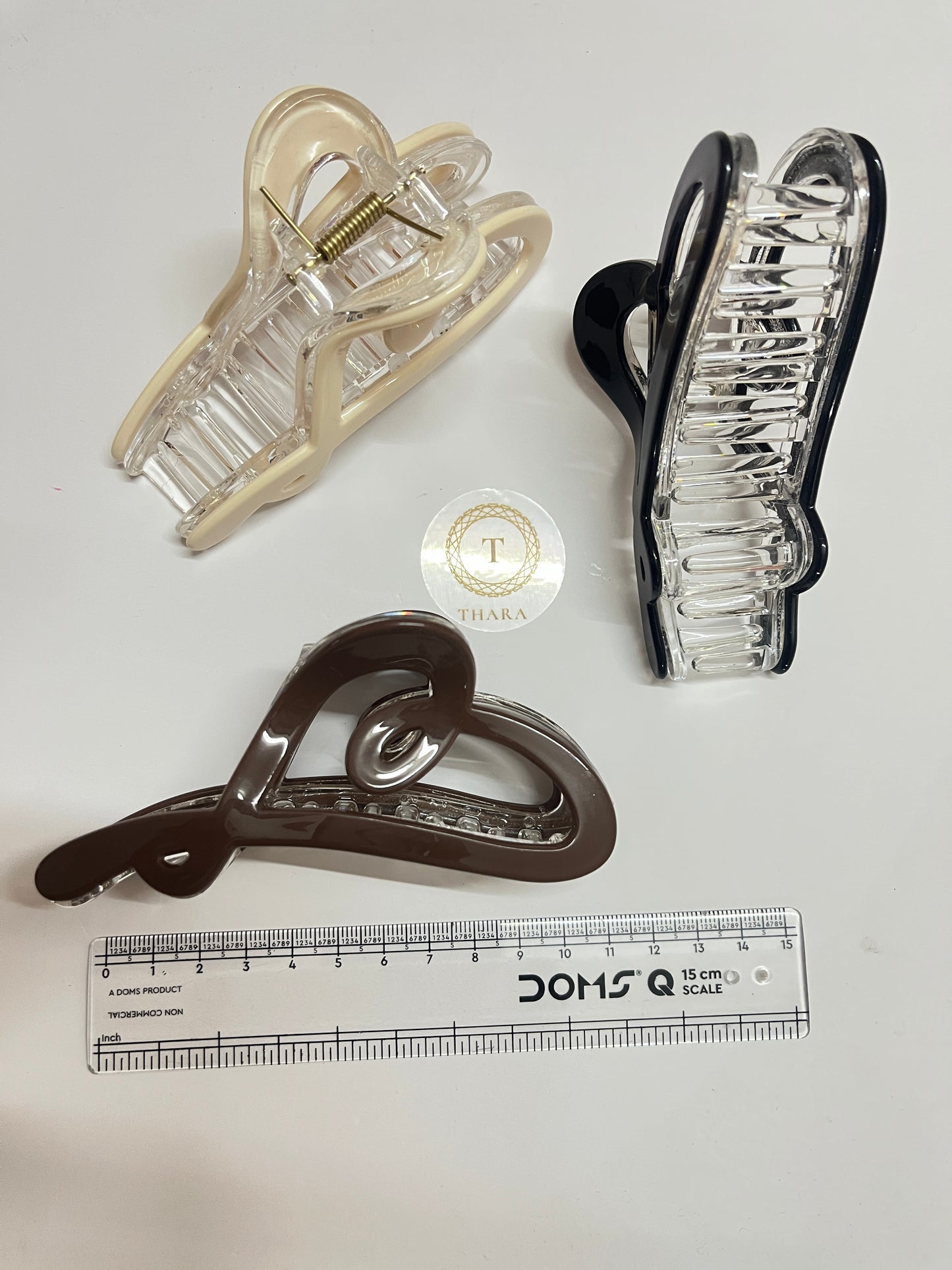 Classy Layered Heart HairClaw Clip