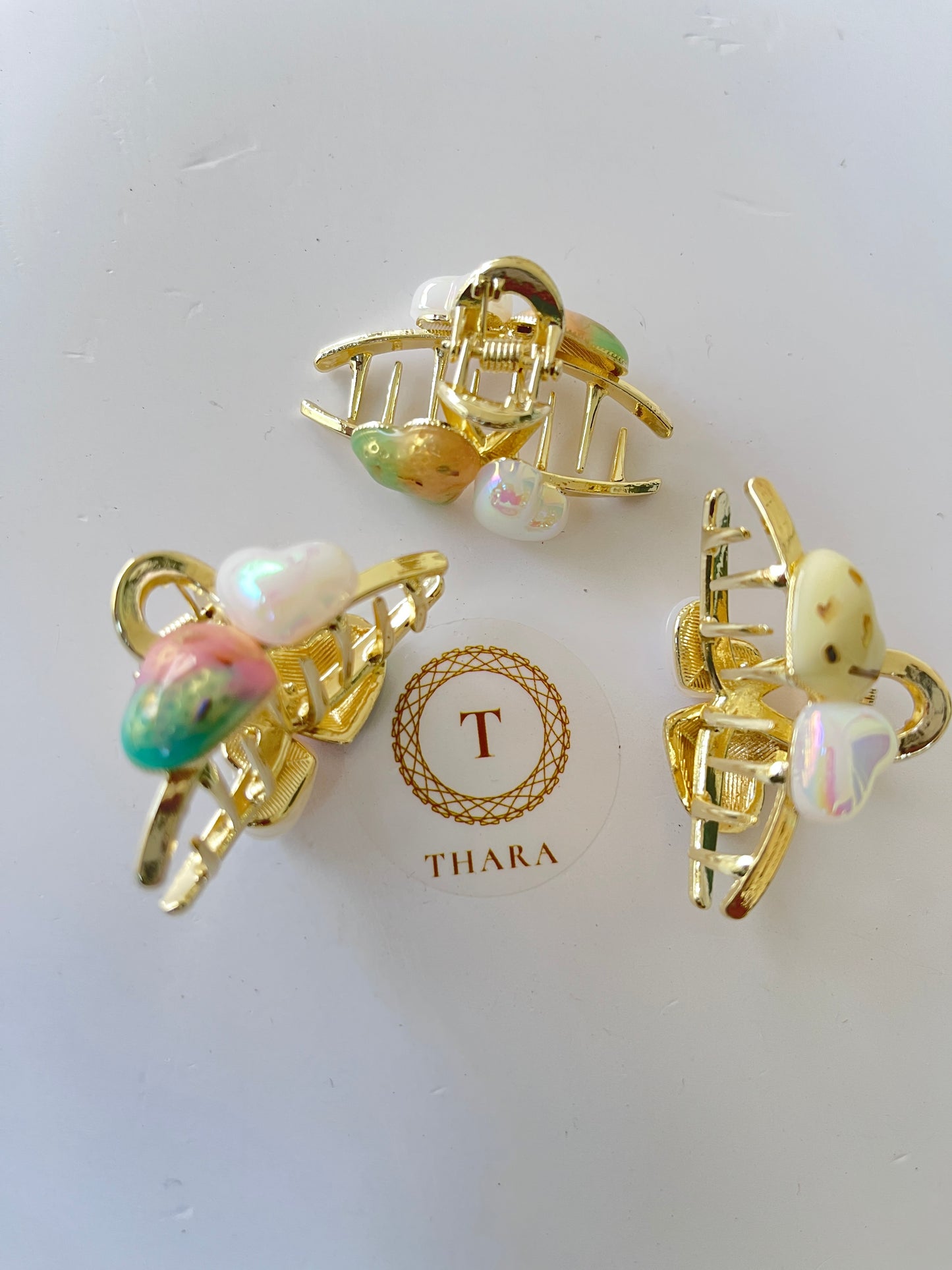 Zaya - Dual heart Design HairClaw