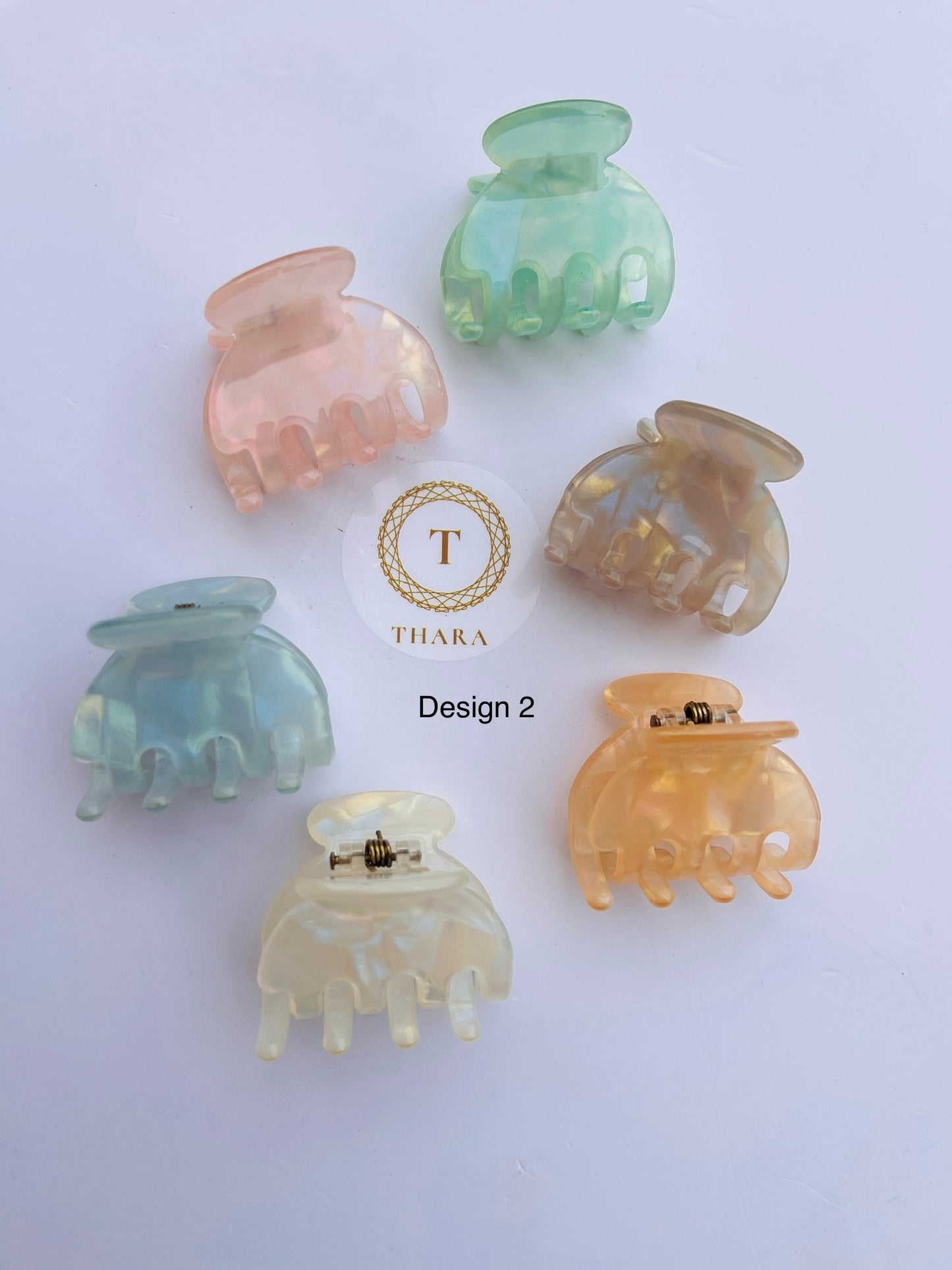 Marble Finish Premium HairClaw 3
