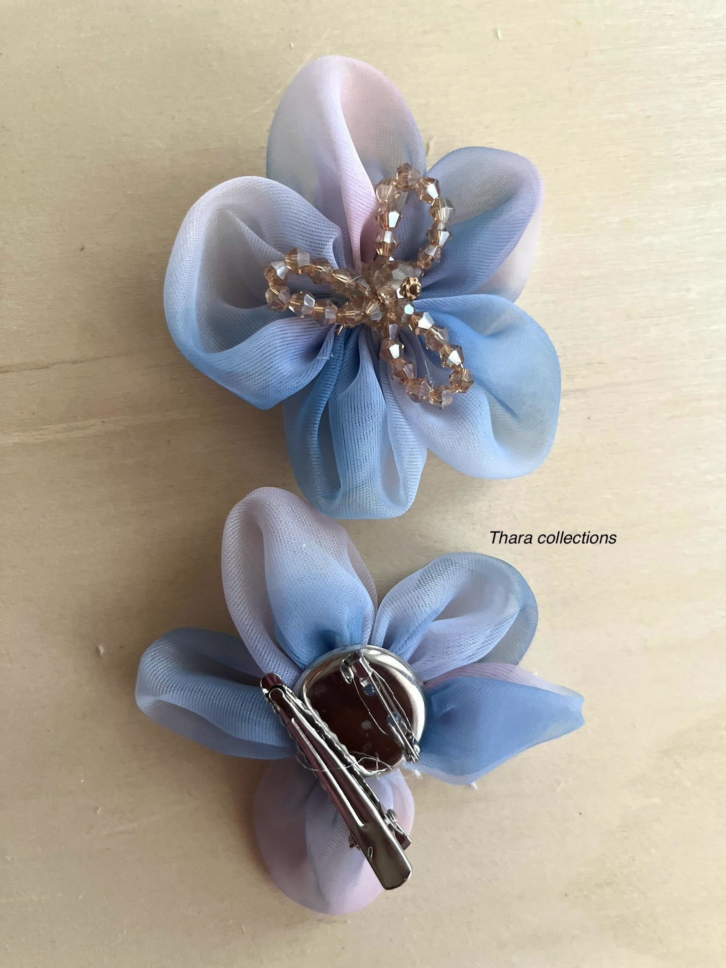 Elegant Sheer Flower Multi-Purpose Clip