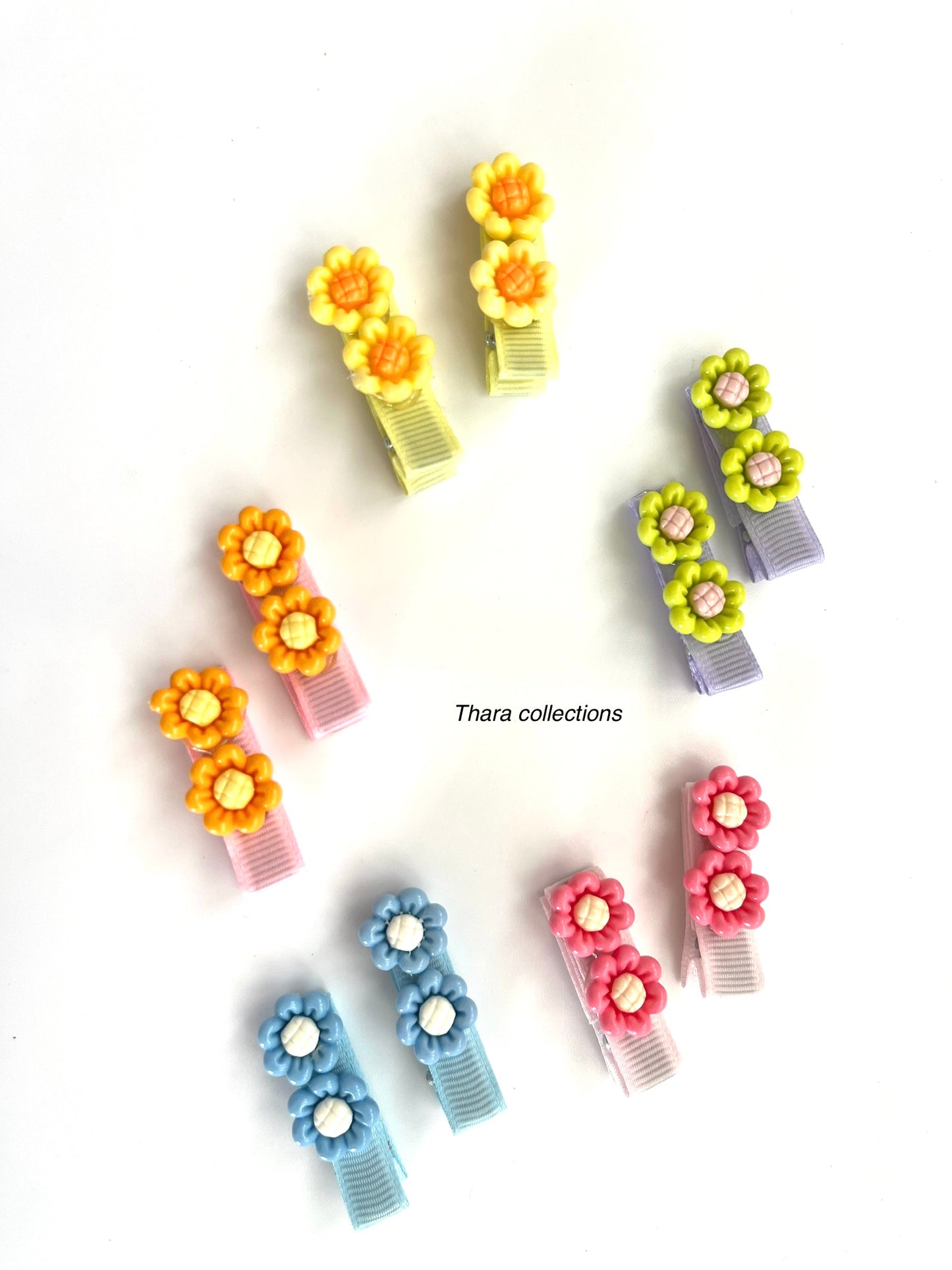 Spring Bloom Hair Clips - Set of 2