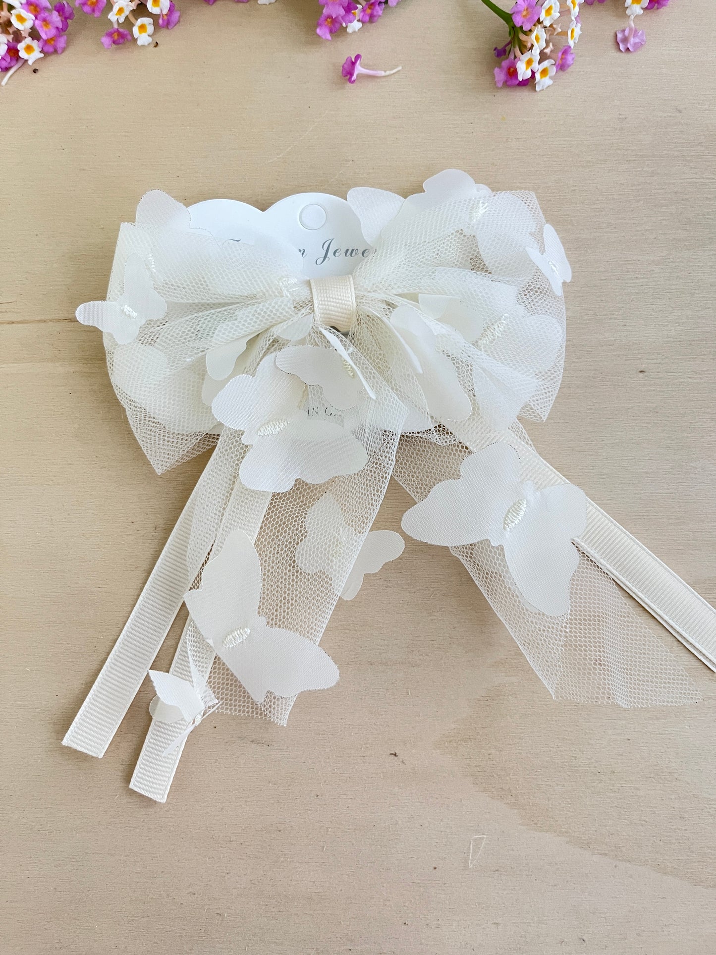 Pastel Butterfly Bow Hair Clip