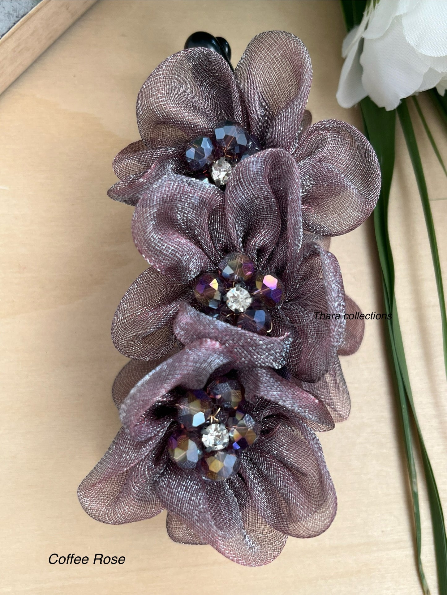 BloomBliss Floral Banana Clips