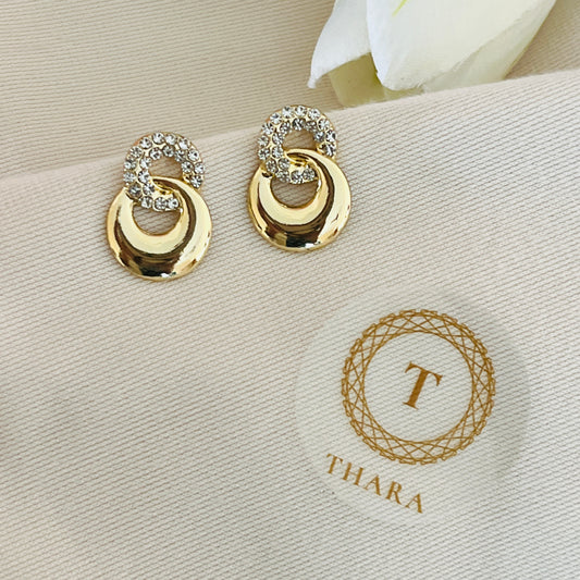 Round Loop Hanging Earrings