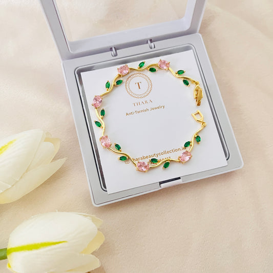 Viral Tulip Bracelet - Blush Pink