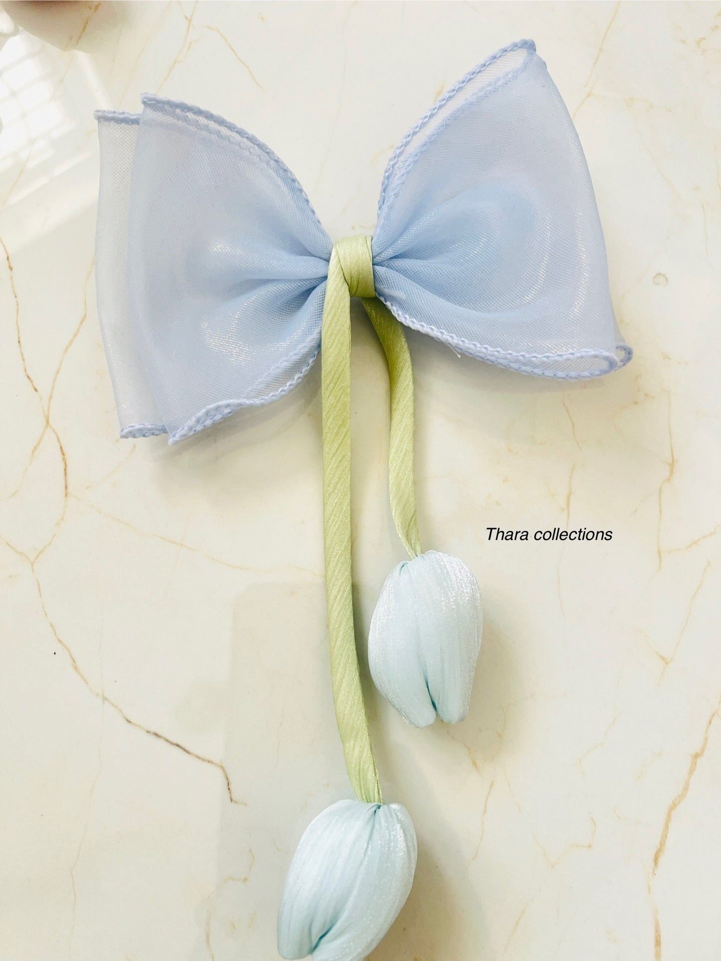 Tulip Bow Hair Clip - Pastel Colors