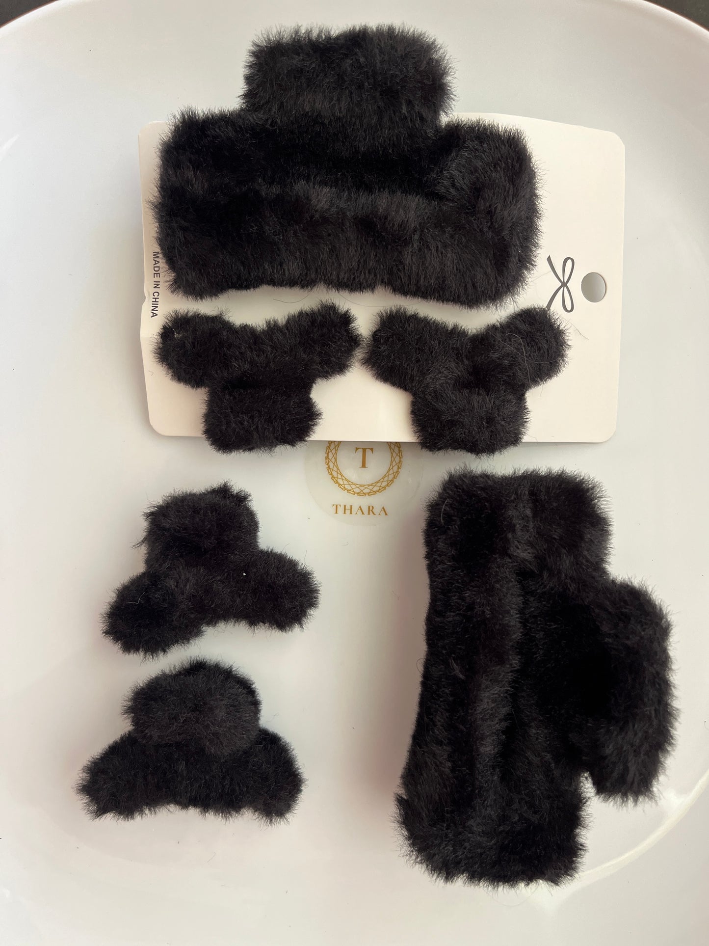 Fur Hair Claw Clips – Soft Fluffy Hair Accessories for Women & Girls