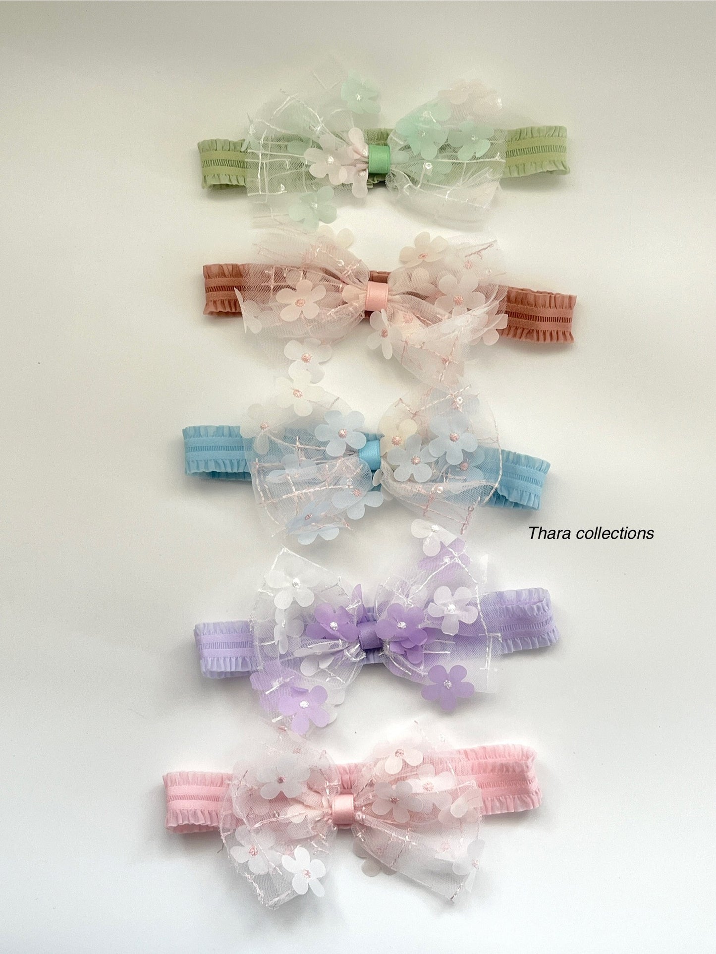 Floral Dream Bow Headband – Soft & Elegant