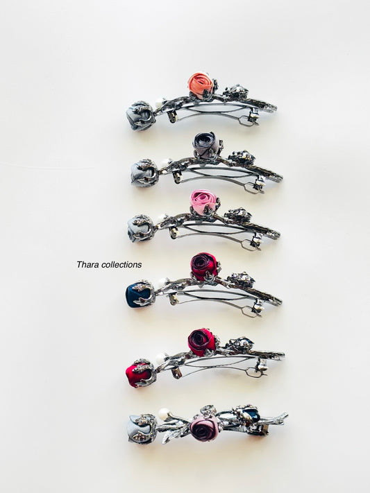 Bodeng Vintage Rose Center Clip