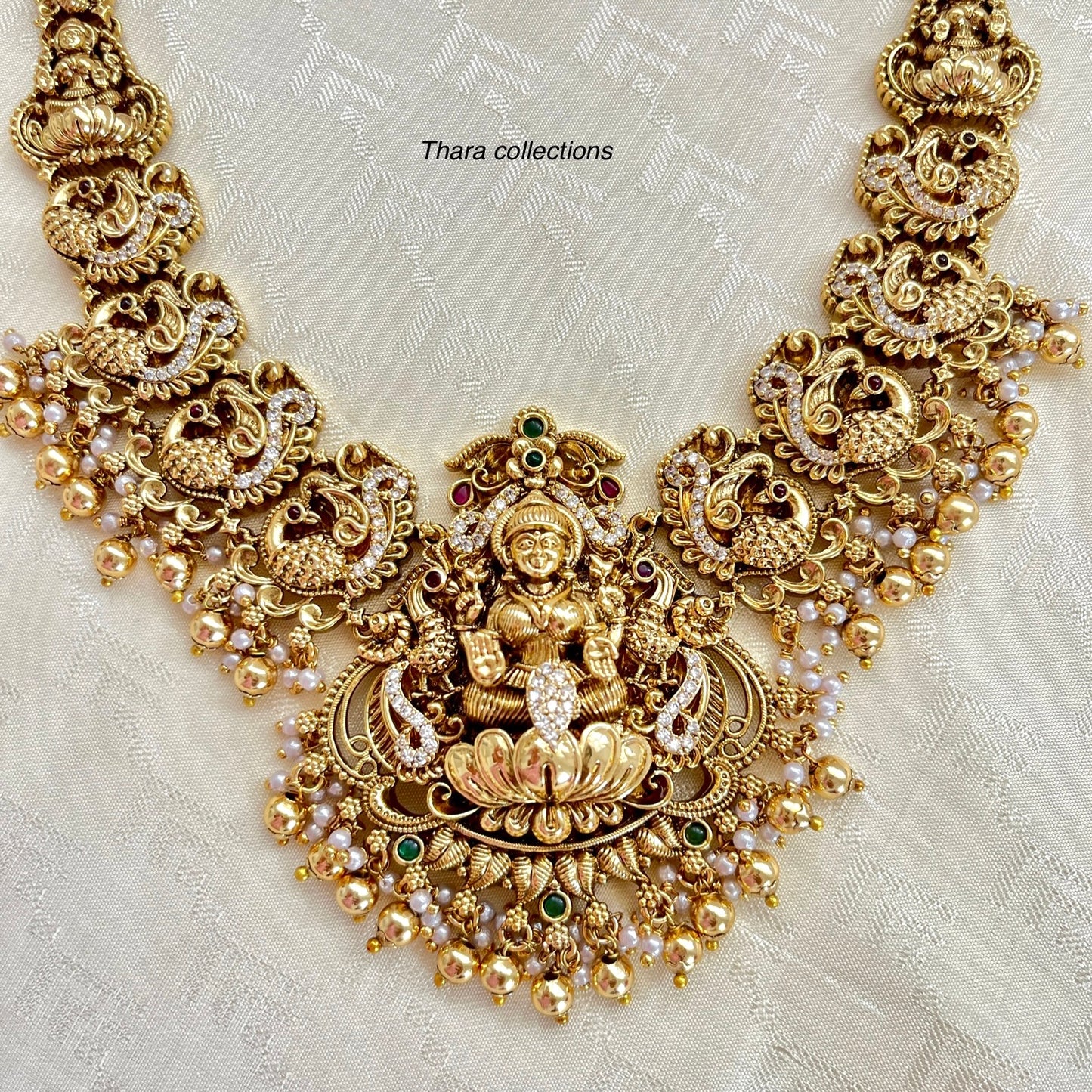 Antique Lakshmi Temple Necklace Set