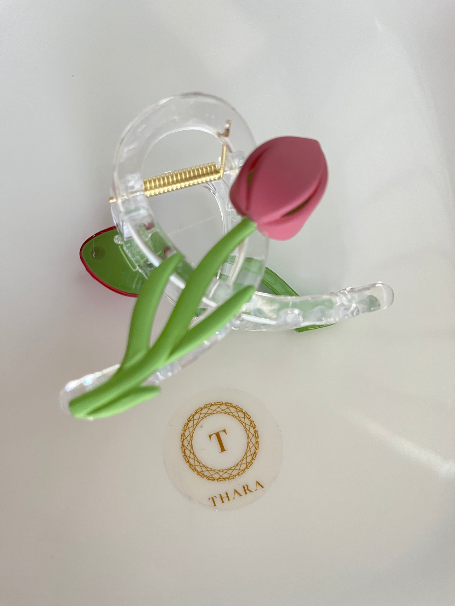 Lotus Bud Hair Claw Clip – Medium Size