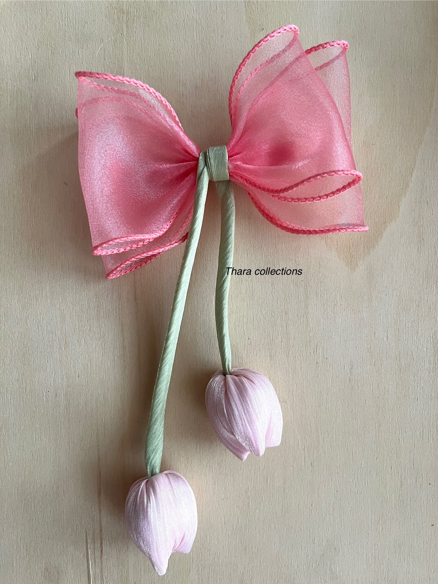 Tulip Bow Hair Clip – Indian Color
