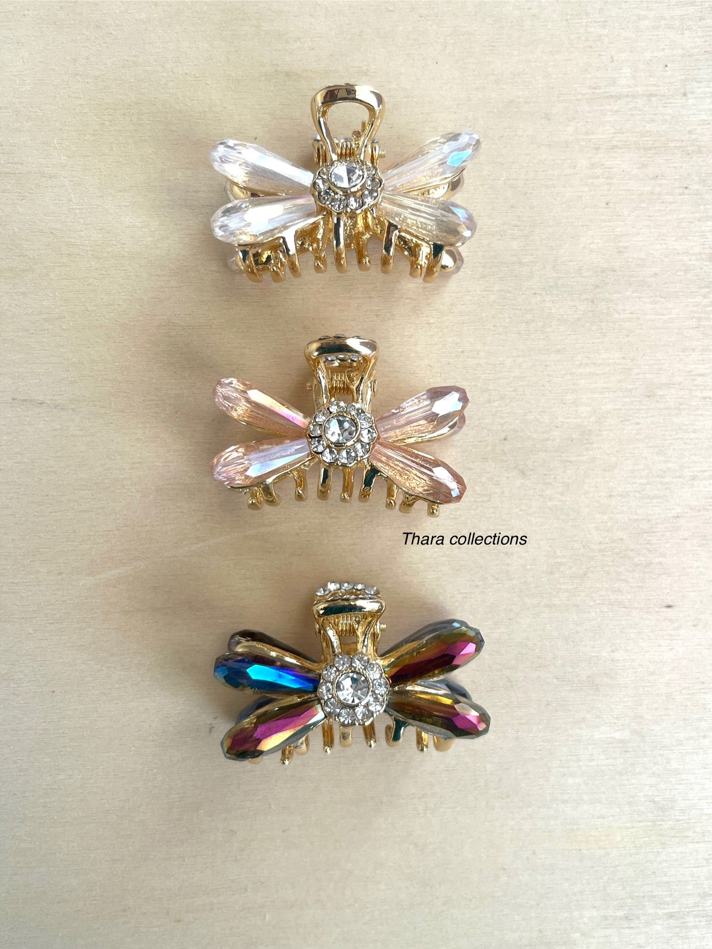 Butterfly Gem Hair Claw – Elegant & Dazzling Accessory