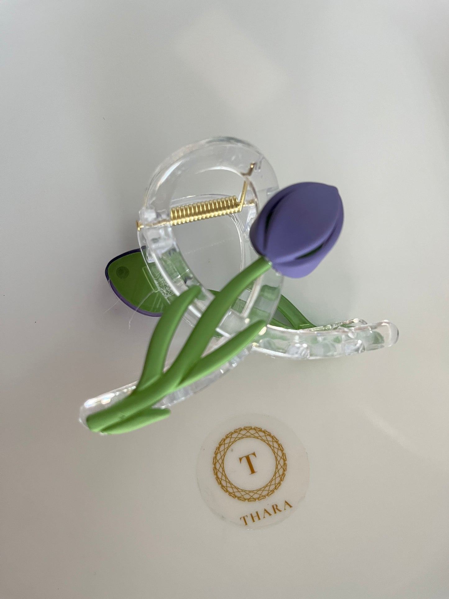 Lotus Bud Hair Claw Clip – Medium Size