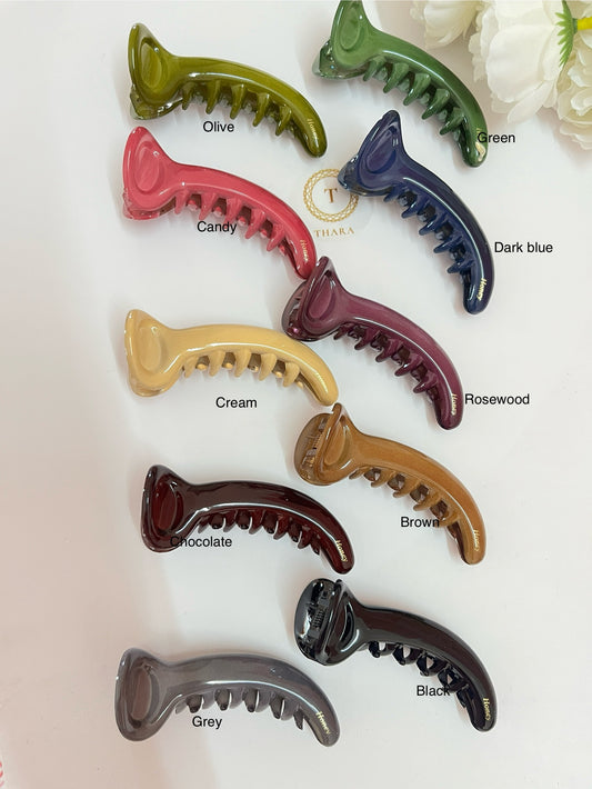 Shiny Finish Banana Clip - Brand Honey