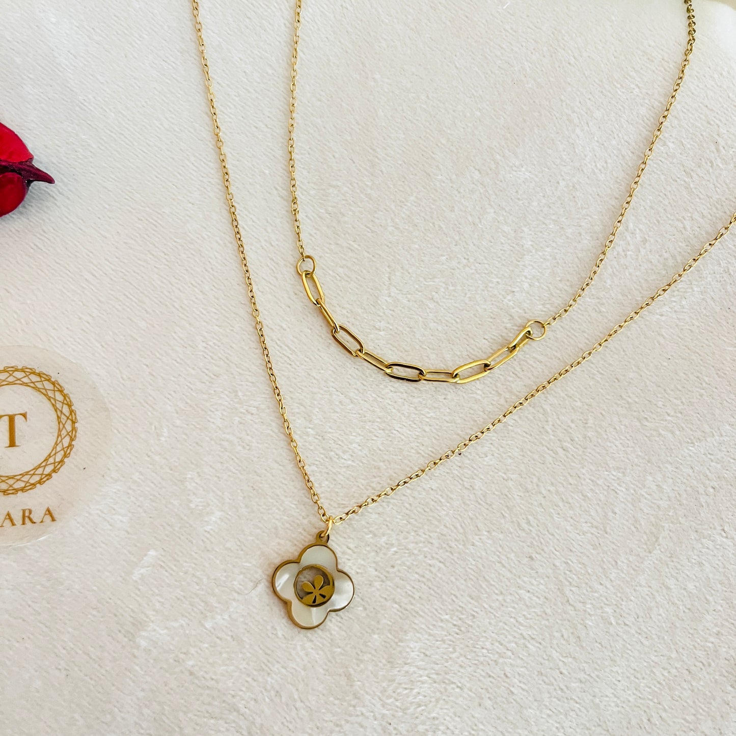 Kiyu Ziyu Clover Layered Chain - Exclusive Collection