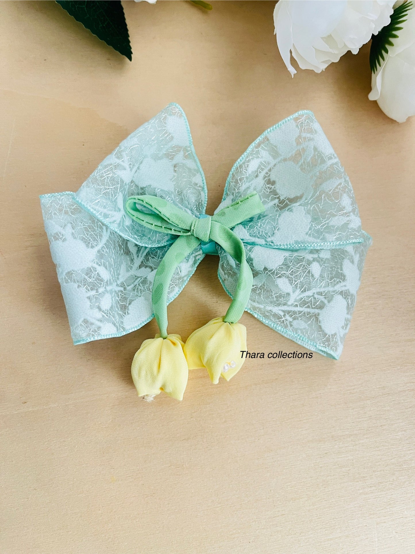 Tulip Hair Bow Clip - Mini