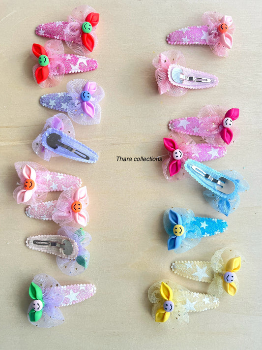 Sparkle Star Hair Clips – Set of 2