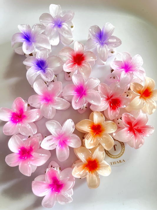 Floral HairClaw clip - Small