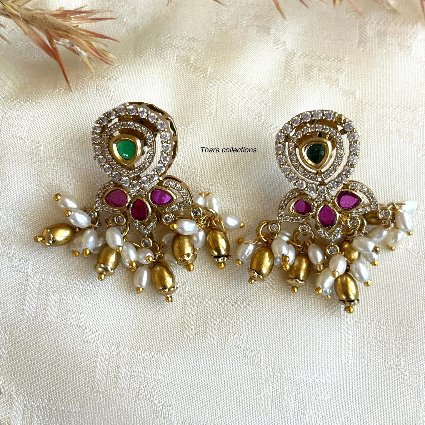 Pearl & Kundan Gold-Plated Choker Set
