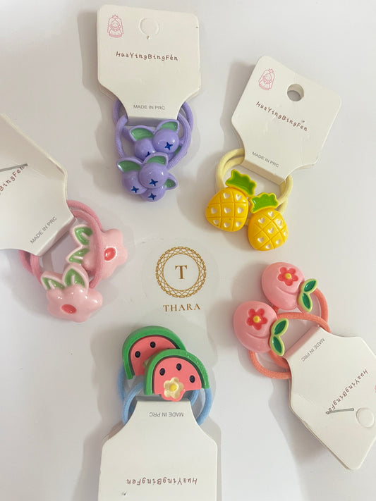 Fruit Hair Ties -1